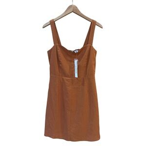 Workshop Republic Clothing Rust Mini Dress